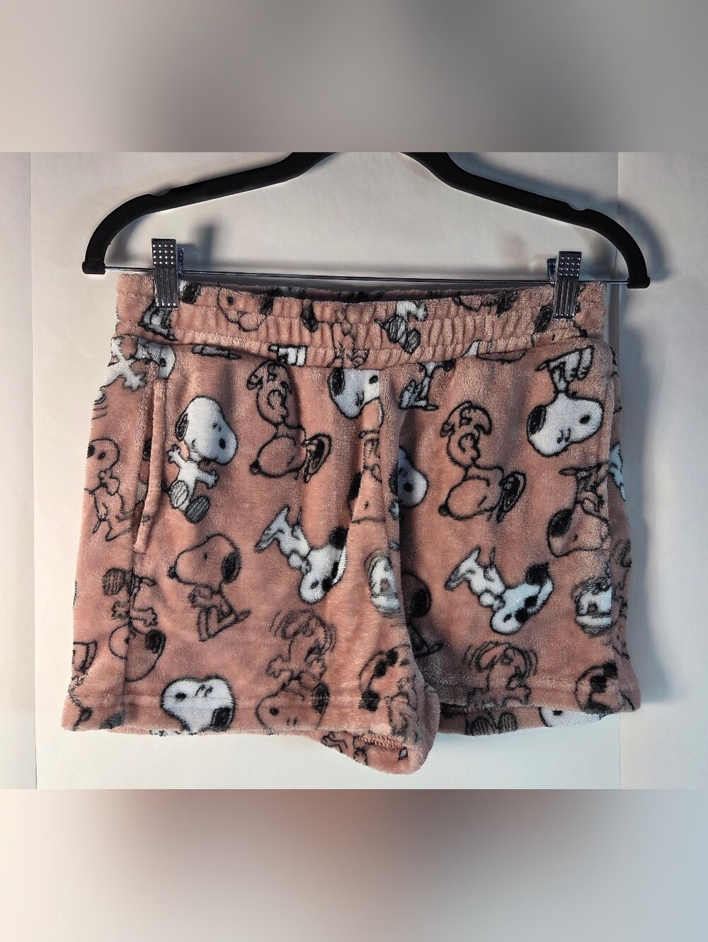 Peanuts Pink Snoopy Plush Athletic Shorts